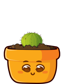 Balloon cactus mascot